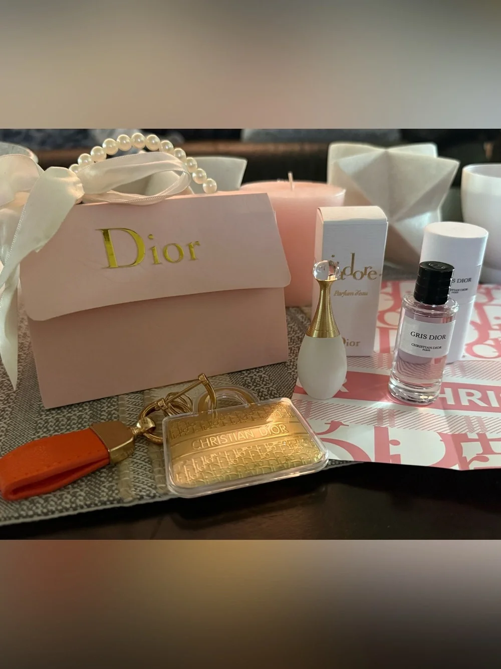 Dior Beauty Minis and Keychain Set